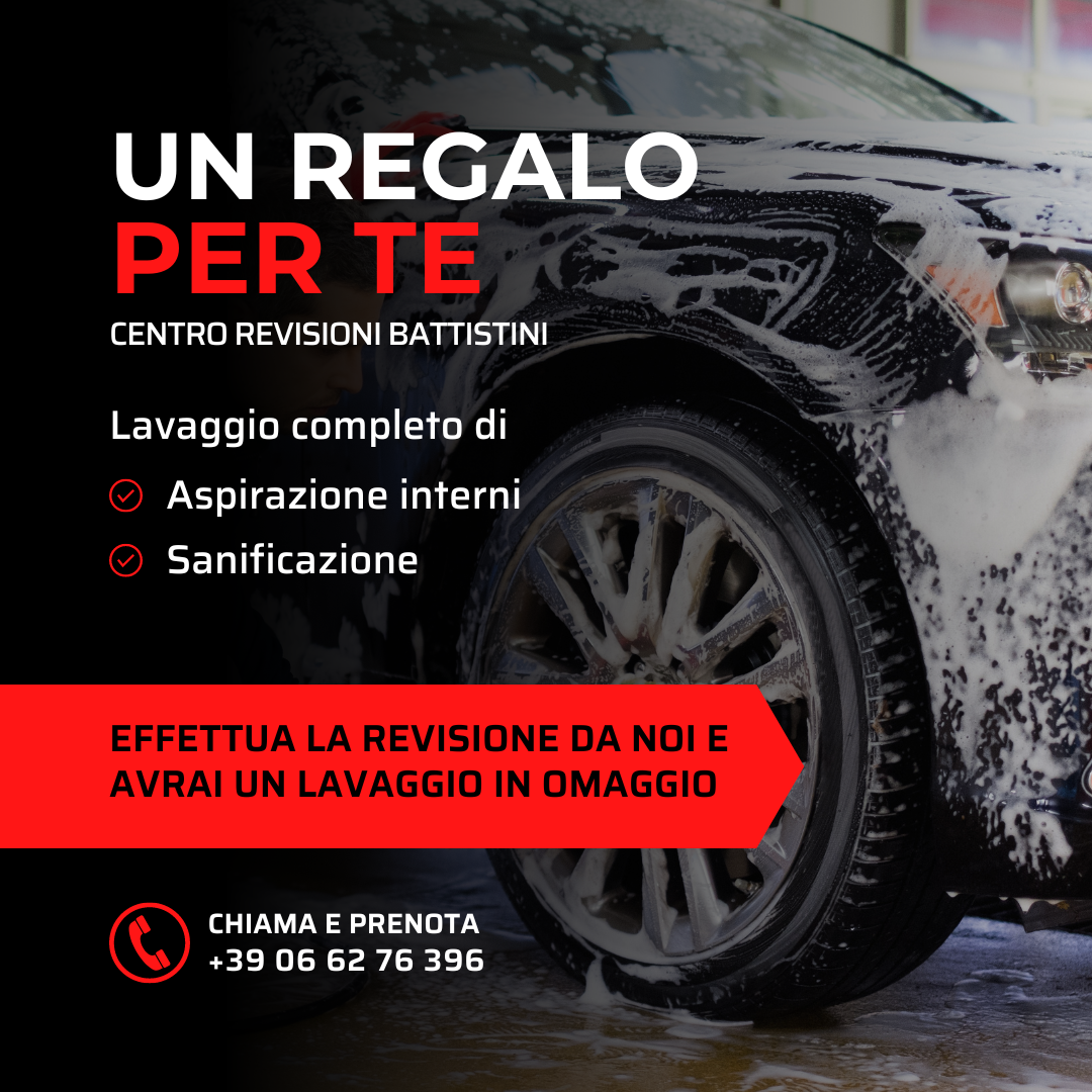 Battistini Revisioni - Lavaggio auto in omaggio
